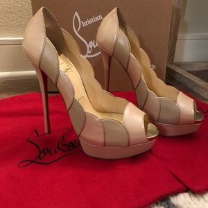 Christian Louboutin Torsatoe Nude 150mm Heels